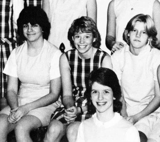 Christine Ford and Leland Ingham Keyser in their school days.